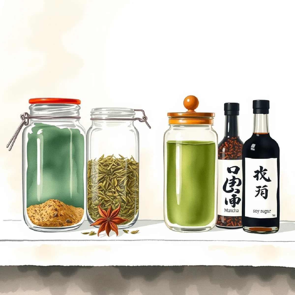 Tea Pantry Staples illustration